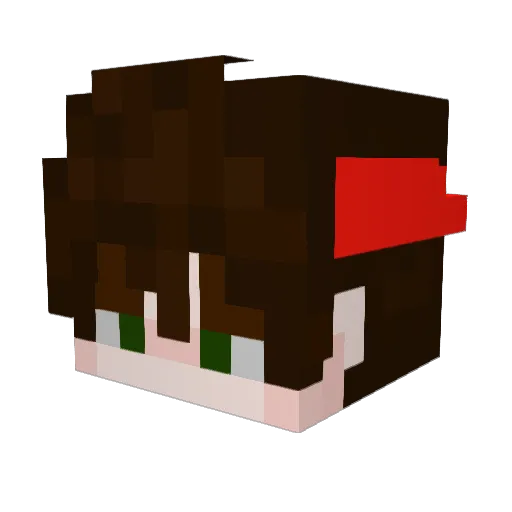 timonluke Minecraft avatar head, 3D render