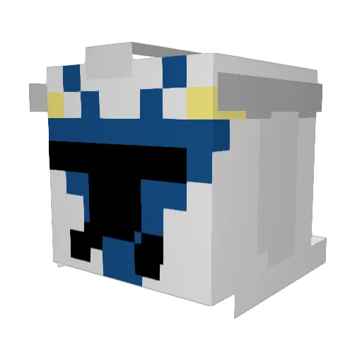 timoob Minecraft avatar head, 3D render