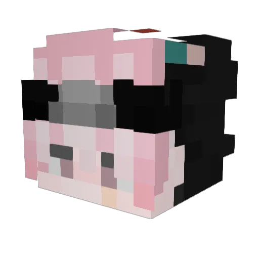 timoooon Minecraft avatar head, 3D render