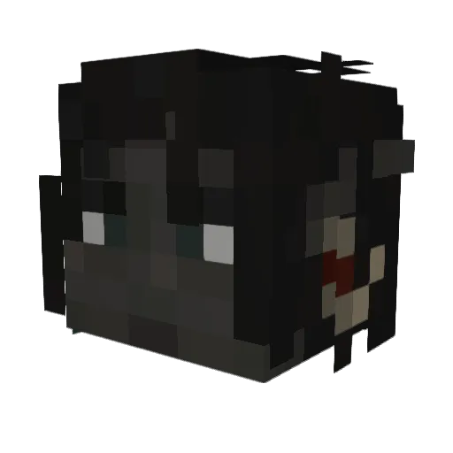 timotheusgrandt Minecraft avatar head, 3D render
