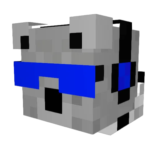 timothykoala Minecraft avatar head, 3D render