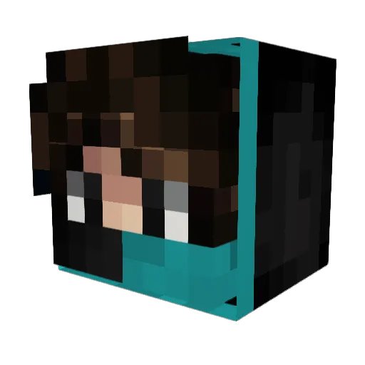 timowbob Minecraft avatar head, 3D render