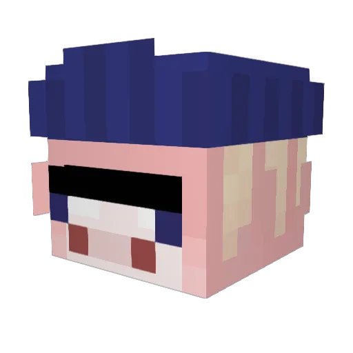 timoysvin Minecraft avatar head, 3D render