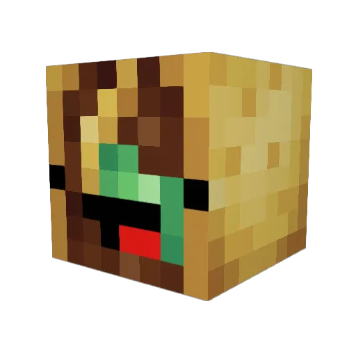 timpann7 Minecraft avatar head, 3D render