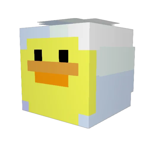 timpie90 Minecraft avatar head, 3D render