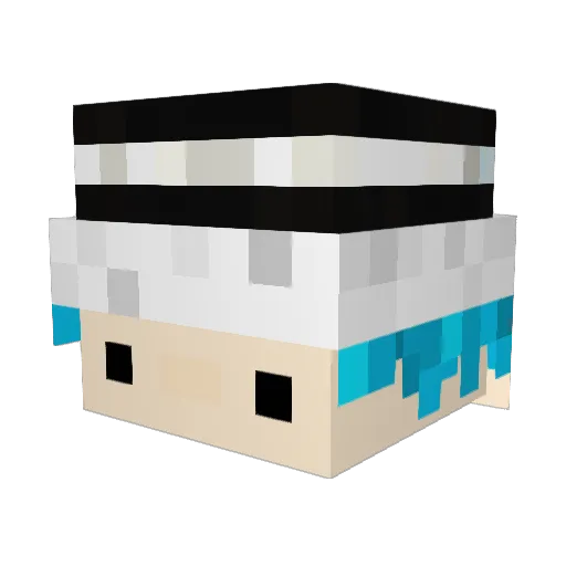 timpri Minecraft avatar head, 3D render