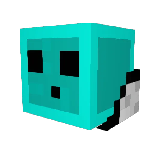 timsky000 Minecraft avatar head, 3D render
