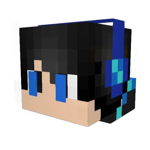 timtim123 Minecraft avatar head, 3D render