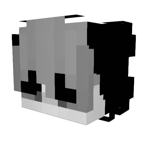 timvn Minecraft avatar head, 3D render