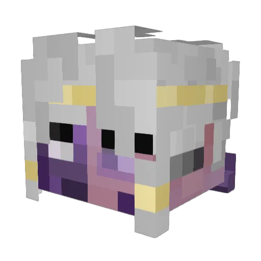 timy228e Minecraft avatar head, 3D render