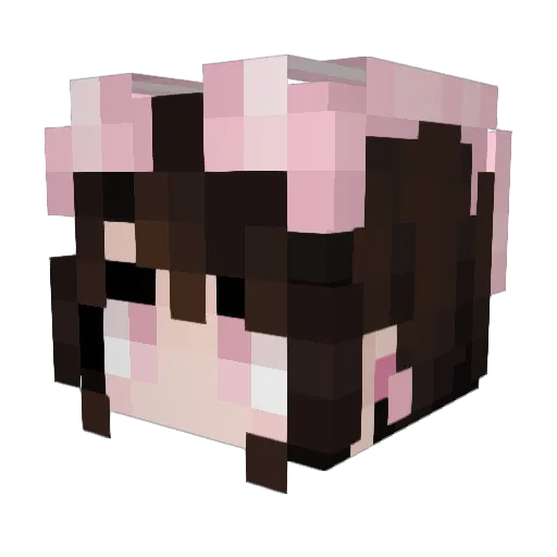 tina40010 Minecraft avatar head, 3D render
