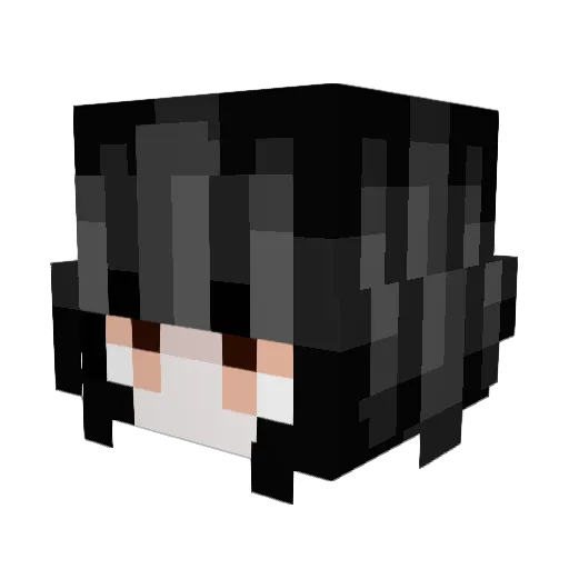 tinaa11 Minecraft avatar head, 3D render