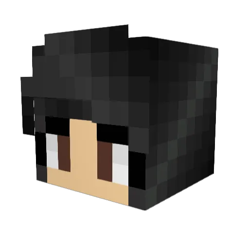 tinad13 Minecraft avatar head, 3D render