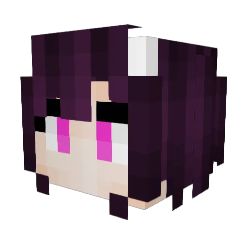 tingfeng1212 Minecraft avatar head, 3D render