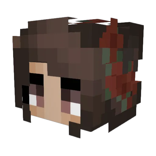 tinka13 Minecraft avatar head, 3D render
