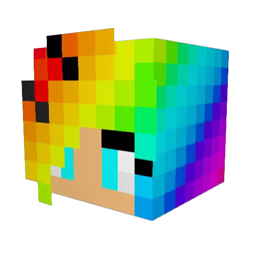 tinkerscraft Minecraft avatar head, 3D render