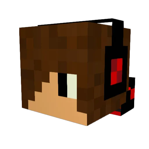 tintin6031 Minecraft avatar head, 3D render