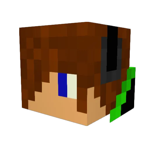 tintindu51 Minecraft avatar head, 3D render
