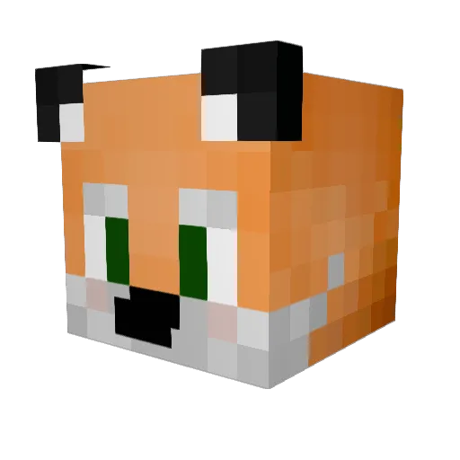 tinto007 Minecraft avatar head, 3D render