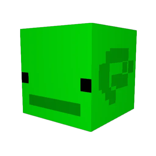 tinybare Minecraft avatar head, 3D render