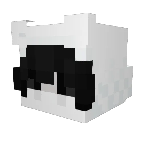tinyclaws Minecraft avatar head, 3D render