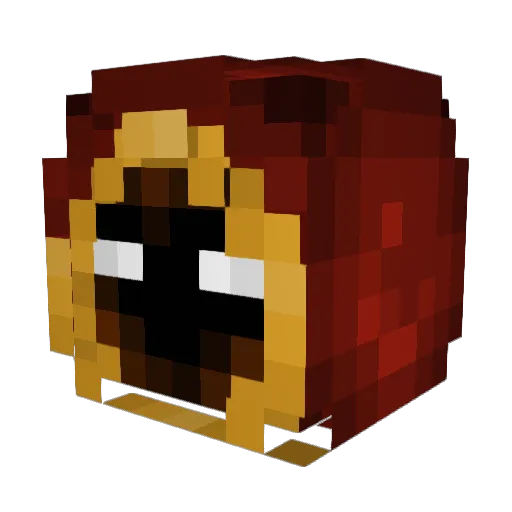 tinydemon674 Minecraft avatar head, 3D render