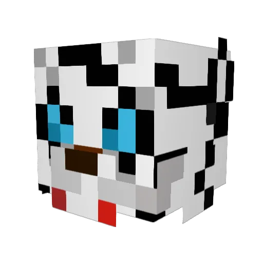 tinyham_007mm Minecraft avatar head, 3D render