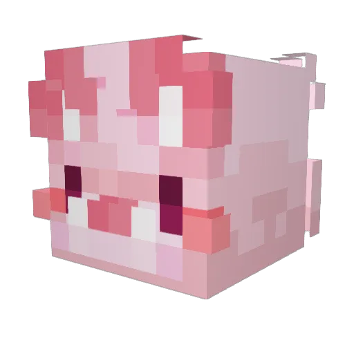 tinyinsneckdeep Minecraft avatar head, 3D render