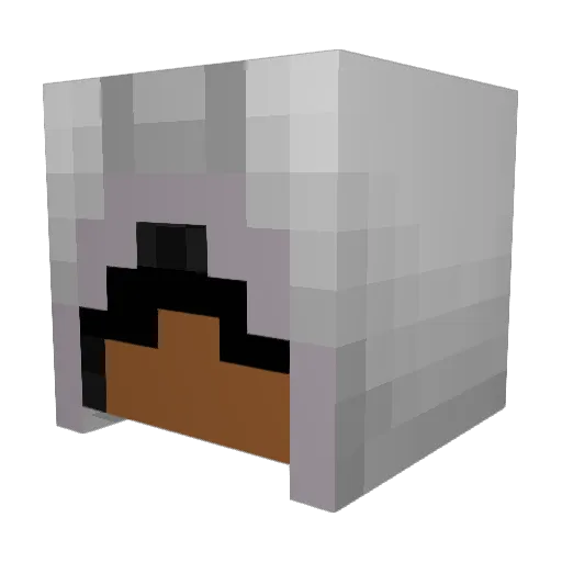 tinylive10 Minecraft avatar head, 3D render