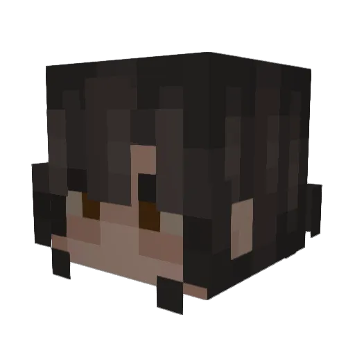 tinythemouse Minecraft avatar head, 3D render