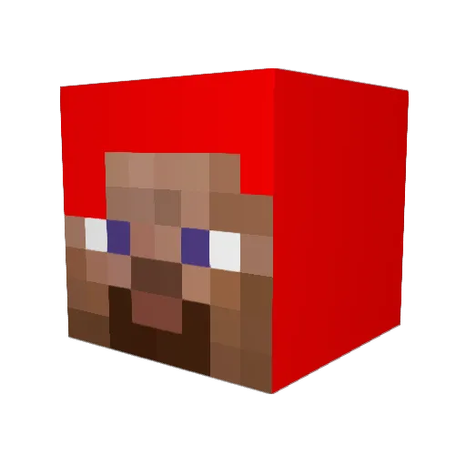 tinytissues7 Minecraft avatar head, 3D render