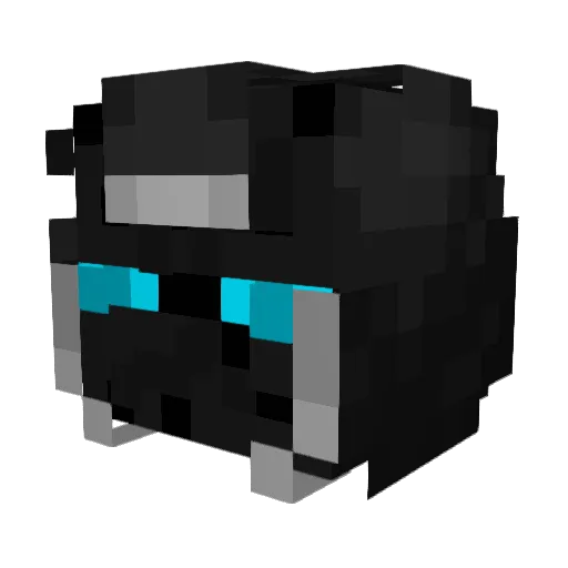 tio_me Minecraft avatar head, 3D render