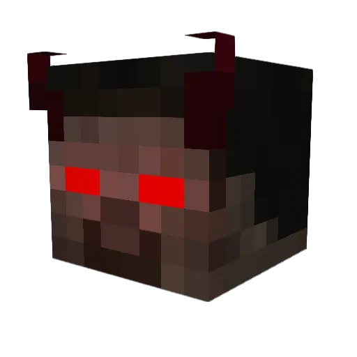 tipey Minecraft avatar head, 3D render