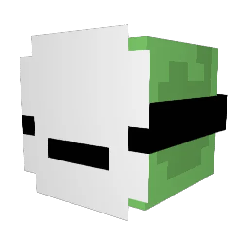 tippydippy Minecraft avatar head, 3D render