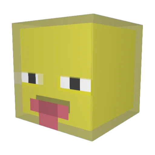 tiptophat Minecraft avatar head, 3D render