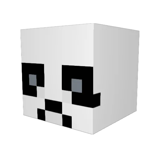 tipzysuks Minecraft avatar head, 3D render