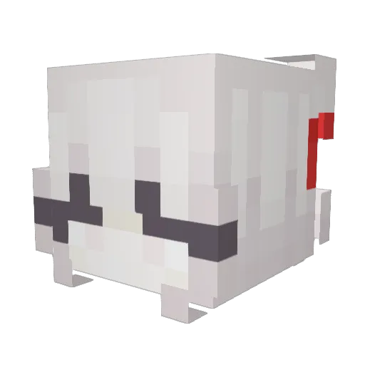 tired345 Minecraft avatar head, 3D render