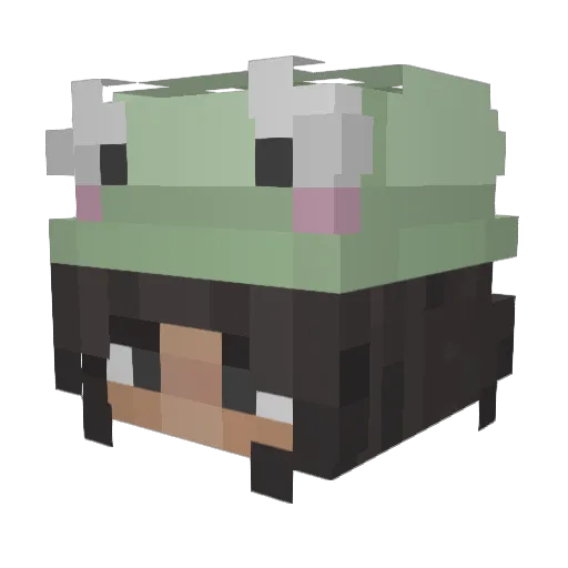 tired_stone Minecraft avatar head, 3D render