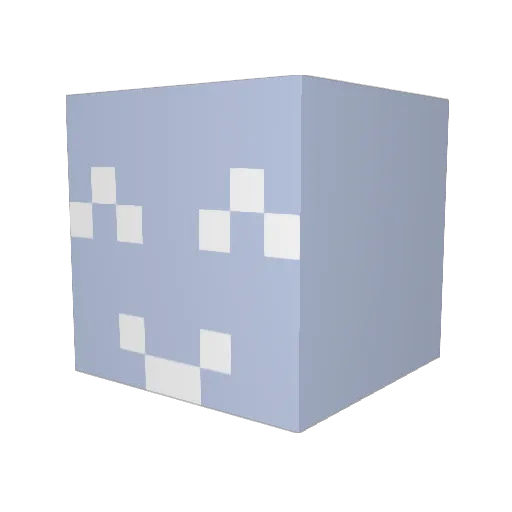 tiredgirl123 Minecraft avatar head, 3D render