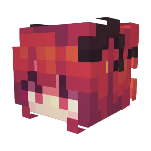 tiria2017 Minecraft avatar head, 3D render