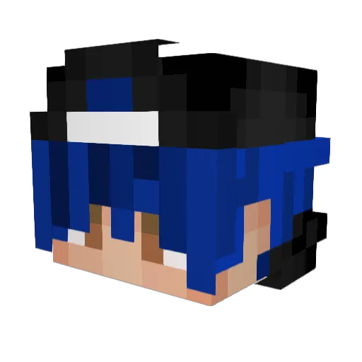 tirimen_jp Minecraft avatar head, 3D render