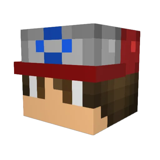 tirinkidz Minecraft avatar head, 3D render