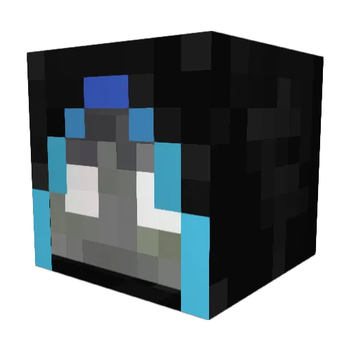 tiserth_old Minecraft avatar head, 3D render