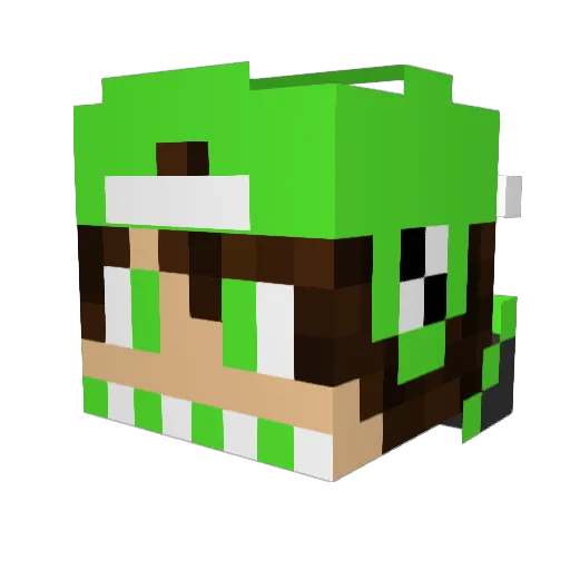 tisso26 Minecraft avatar head, 3D render