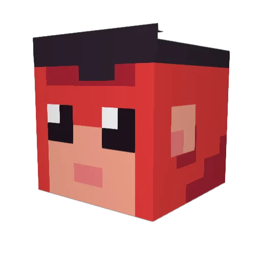 titan_victory Minecraft avatar head, 3D render