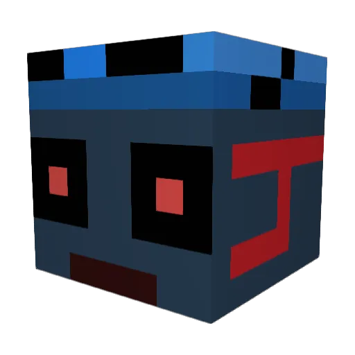 titanicthe Minecraft avatar head, 3D render