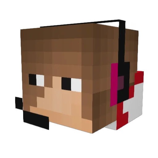 titansbaseball2 Minecraft avatar head, 3D render