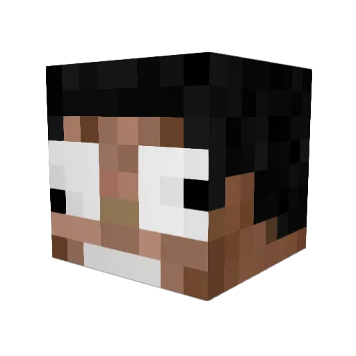 titanzz6 Minecraft avatar head, 3D render