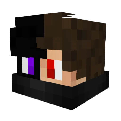 titi1211 Minecraft avatar head, 3D render