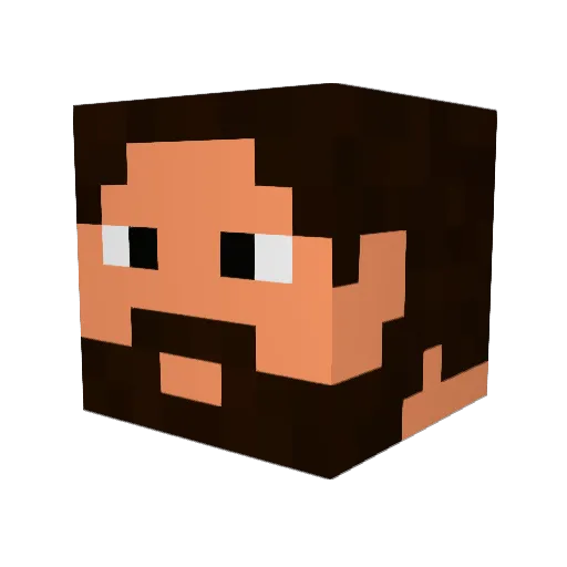 tito1412 Minecraft avatar head, 3D render